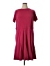 Talbots Solid Burgundy Casual Dress Size 14W - photo 1