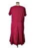 Talbots Solid Burgundy Casual Dress Size 14W - photo 2