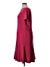 Talbots Solid Burgundy Casual Dress Size 14W - photo 5