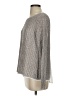 White House Black Market Metallic Silver Pullover Sweater Size S - photo 5