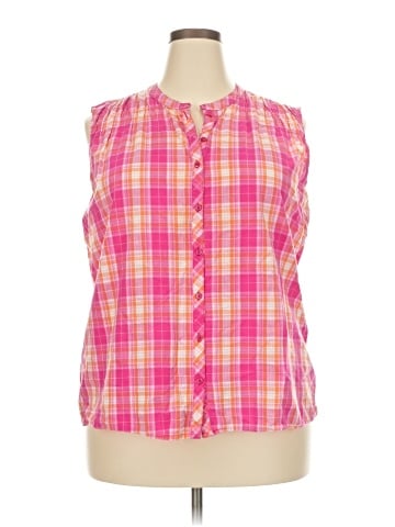Basic Editions Sleeveless Blouse (view 1)