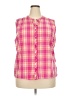 Basic Editions 100% Cotton Pink Sleeveless Blouse Size XXL - photo 1