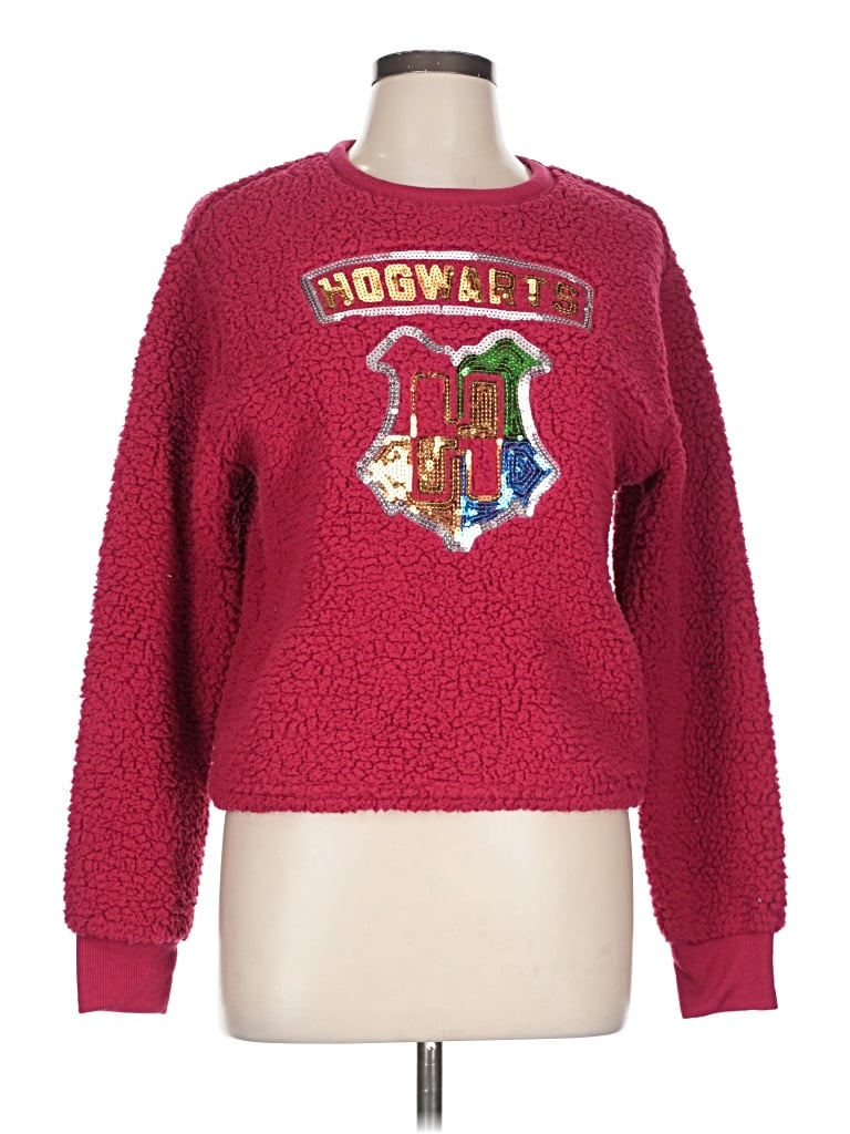 Pre-owned Harry Potter Pullover Sweater In Burgundy