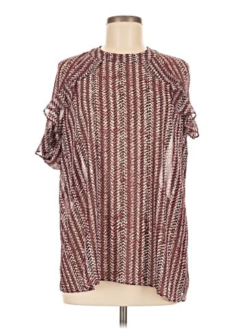 Reiss Short Sleeve Blouse (view 1)