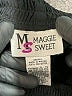 Maggie Sweet 100% Polyester Solid Black Track Pants Size L - photo 7