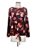 Ann Taylor LOFT Floral Burgundy Pullover Sweater Size XS - photo 1
