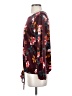 Ann Taylor LOFT Floral Burgundy Pullover Sweater Size XS - photo 5