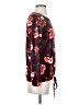 Ann Taylor LOFT Floral Burgundy Pullover Sweater Size XS - photo 4