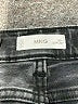 MNG Kids Solid Black Jeans Size 134 - photo 3
