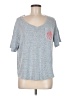 Assorted Brands Tweed Gray Short Sleeve T-Shirt Size M - photo 1