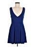 TOBI Solid Blue Cocktail Dress Size M - photo 1