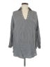 Unbranded 100% Cotton Gray 3/4 Sleeve Blouse One size - photo 1