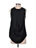 Carven 100% Triacetate Black Sleeveless Blouse Size EU (FR) 36 / US 4 - photo 1