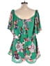 ee:some 100% Polyester Tropical Green Romper Size L - photo 2