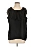 BCBGMAXAZRIA Black Sleeveless Blouse Size L - photo 1