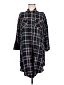 Torrid Plaid Green 3/4 Sleeve Button-Down Shirt Size 1X Plus (1) - photo 1