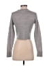 ABound 100% Acrylic Gray Cardigan Size XXS - photo 2