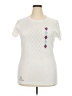 Trek 100% Polyester Argyle Ivory Short Sleeve T-Shirt Size XXL - photo 1