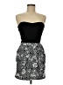 Assorted Brands Graphic Black Cocktail Dress Size M - photo 1