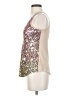 Express Silver Sleeveless Top Size XS - photo 5