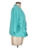 MING WANG Teal 3/4 Sleeve Blouse Size L (petite) - photo 4