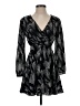 Express 100% Polyester Print Black Cocktail Dress Size XS (petite) - photo 1