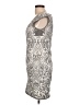 RVN Paisley Silver Cocktail Dress Size L - photo 5