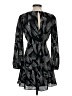 Express 100% Polyester Print Black Cocktail Dress Size XS (petite) - photo 2