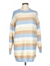 Shein 100% Acrylic Stripes Tan Pullover Sweater Size L - photo 1