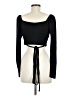 Louna Black Long Sleeve Top Size M - photo 2