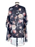 Emory Park 100% Polyester Blue Kimono Size M - photo 2