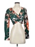 Marissa Webb 100% Recycled Polyester Green Long Sleeve Blouse Size 4 - photo 1