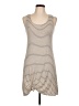 Olivia Rae Stripes Tan Casual Dress Size L - photo 1