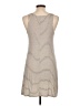 Olivia Rae Stripes Tan Casual Dress Size L - photo 2