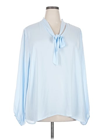 Worthington Long Sleeve Blouse (view 1)