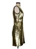 Nicole Miller 100% Polyester Metallic Gold Cocktail Dress Size 0 - photo 4
