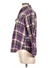 Chaps 100% Cotton Plaid Purple Long Sleeve Button-Down Shirt Size L (petite) - photo 5