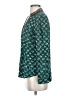 Maeve 100% Rayon Teal Long Sleeve Blouse Size 4 - photo 5