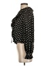 Assorted Brands 100% Polyester Black Long Sleeve Blouse Size S (estimated) - photo 5