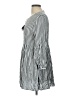 Forever 21 Stripes Gray Casual Dress Size L - photo 5