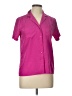 David Matthew 100% Polyester Pink Short Sleeve Blouse Size 10 - photo 1
