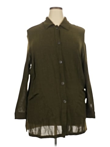 Selection de Givenchy 3/4 Sleeve Button-Down Shirt (view 1)