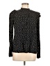 Ann Taylor LOFT Polka Dots Black Long Sleeve Blouse Size M - photo 1