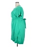 Chaps Solid Green Casual Dress Size XXL - photo 5