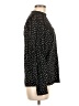 Ann Taylor LOFT Polka Dots Black Long Sleeve Blouse Size M - photo 4