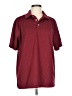 Assorted Brands 100% Polyester Burgundy Short Sleeve Blouse Size L - photo 1