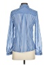 Dizzy Lizzy 100% Polyester Stripes Blue Long Sleeve Blouse Size S - photo 2