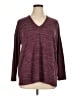 Terra & Sky Burgundy Pullover Sweater Size 1X - photo 1