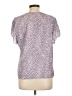 Shein 100% Polyester Purple Short Sleeve Blouse Size L - photo 2