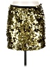 Ludi 100% Polyester Gold Casual Skirt Size 4 - photo 1